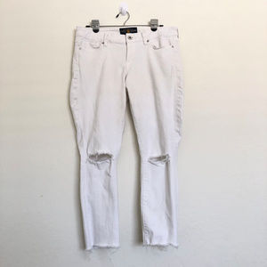 Lucky Brand White Lolita Capri Pants
